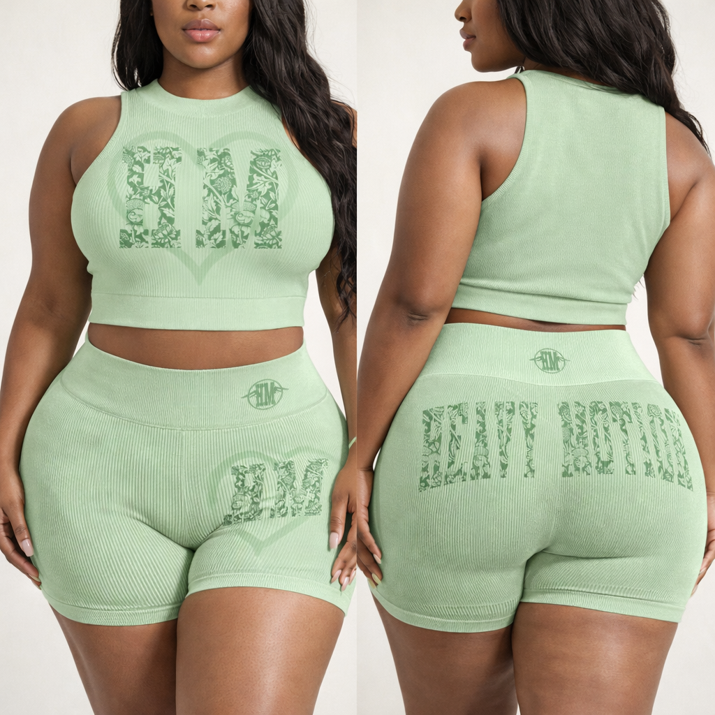 HM Sculpt™ Ribbed Short Set