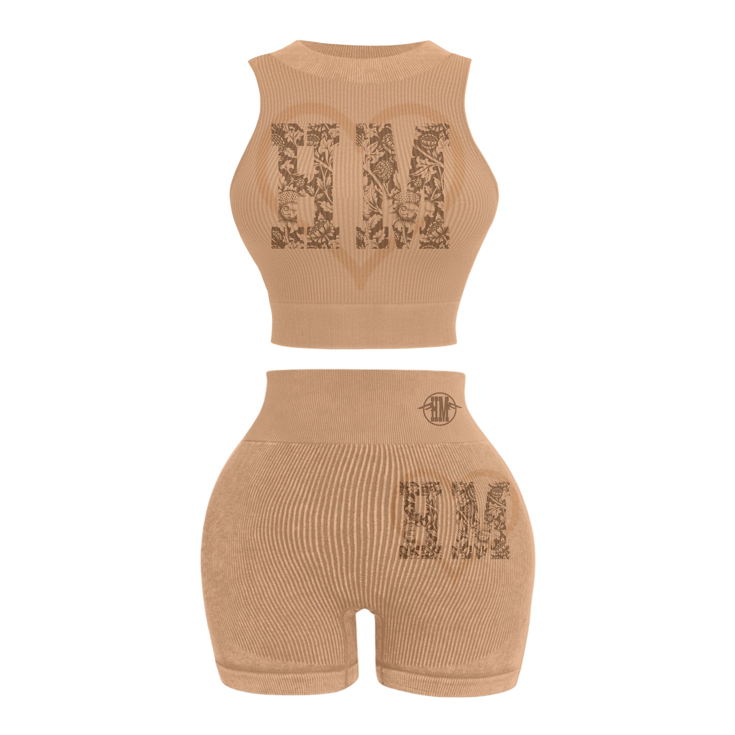 HM Sculpt™ Ribbed Short Set