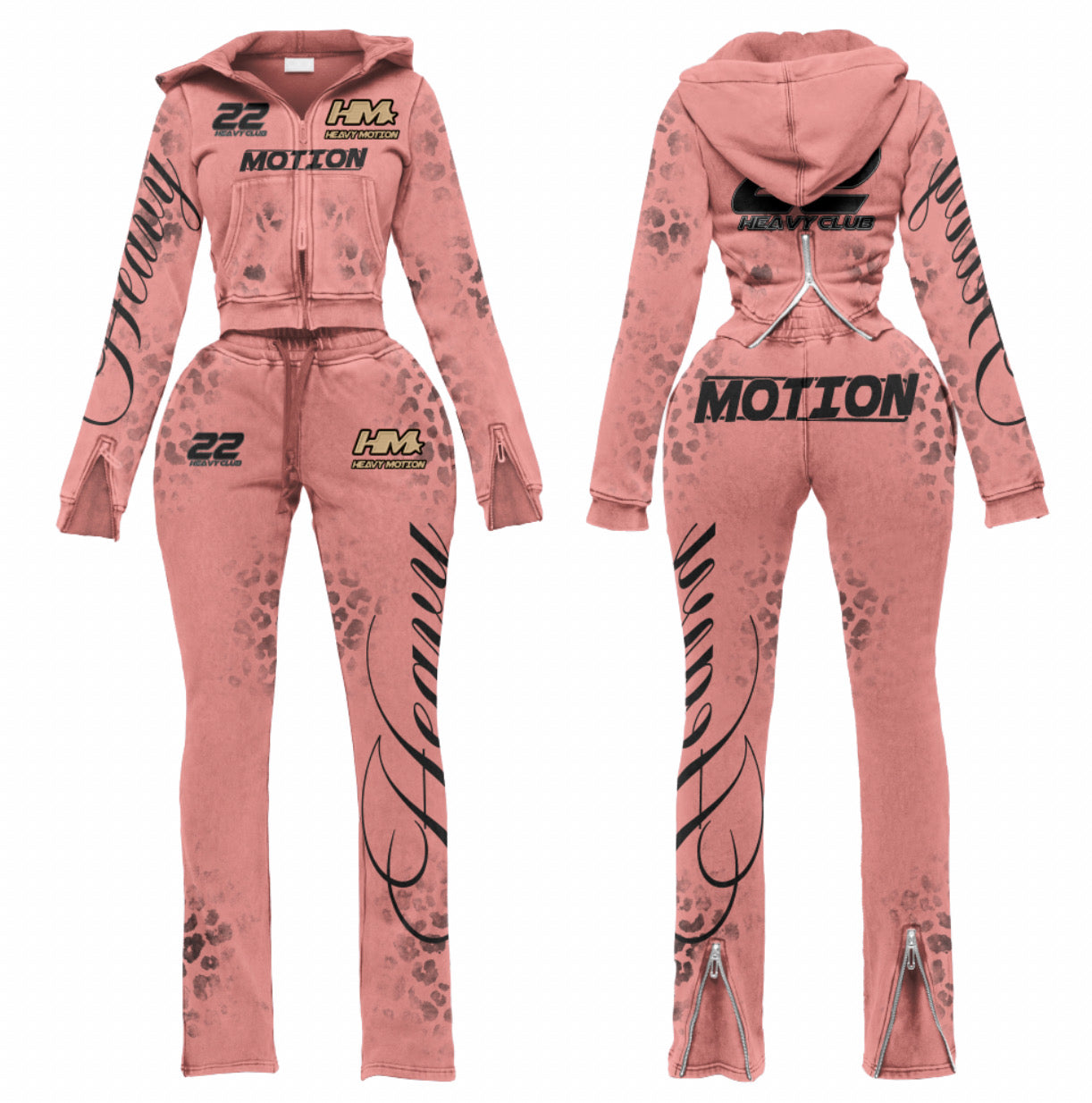 Heavy Club Signature Sweat Set – Pink