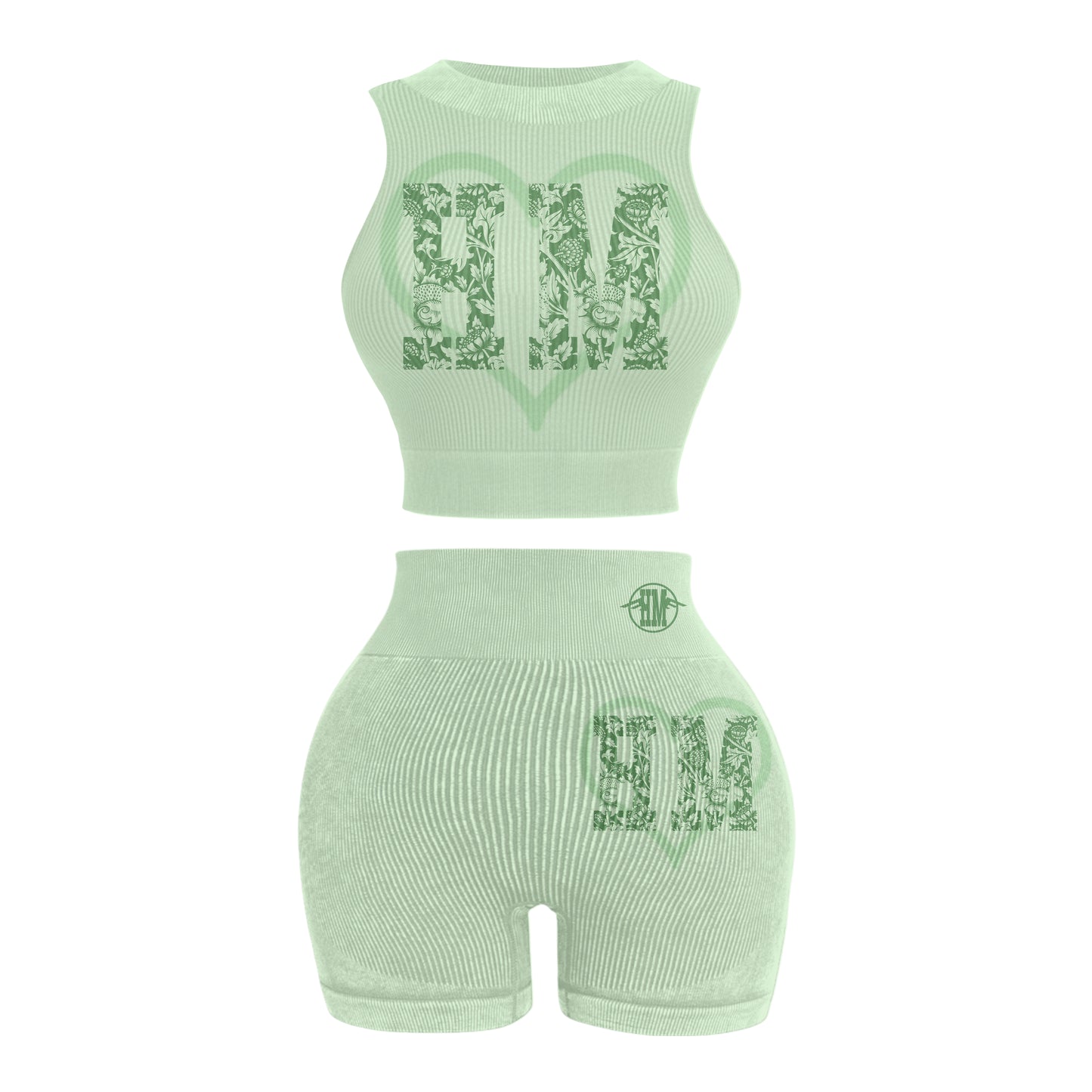 HM Sculpt™ Ribbed Short Set