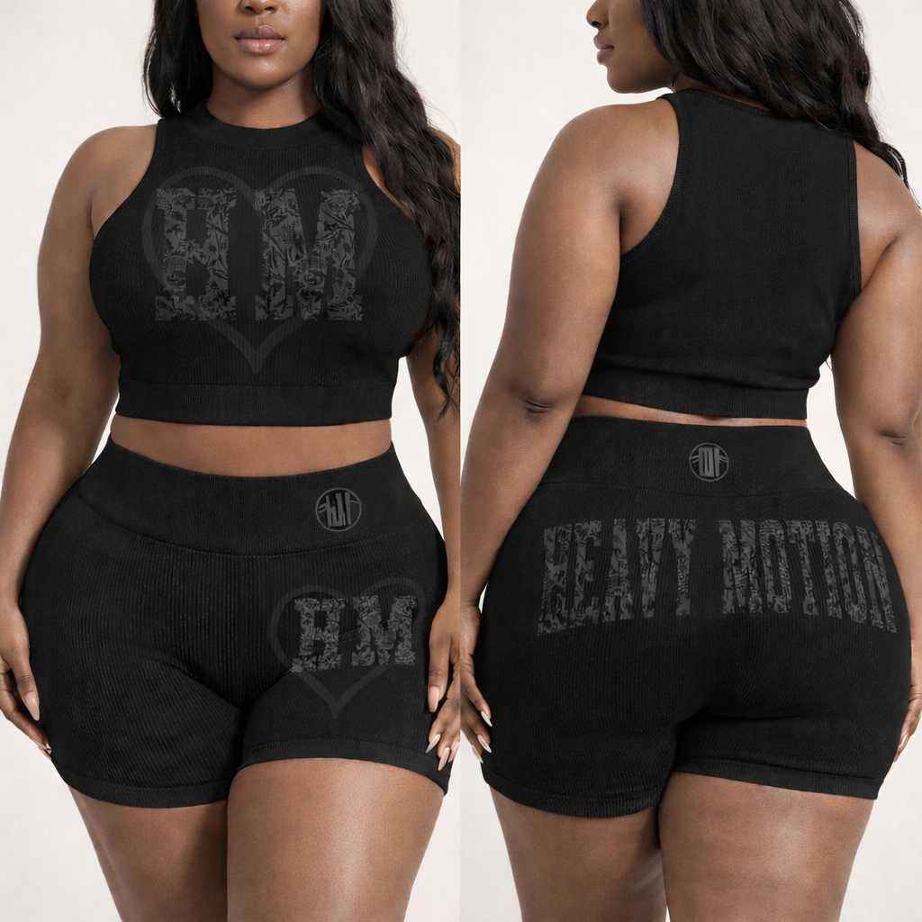 HM Sculpt™ Ribbed Short Set