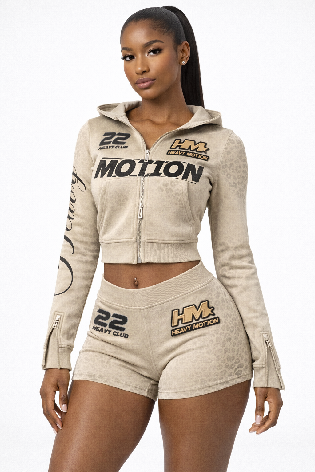 22 Heavy Club Cropped Short Set (PRE-ORDER)