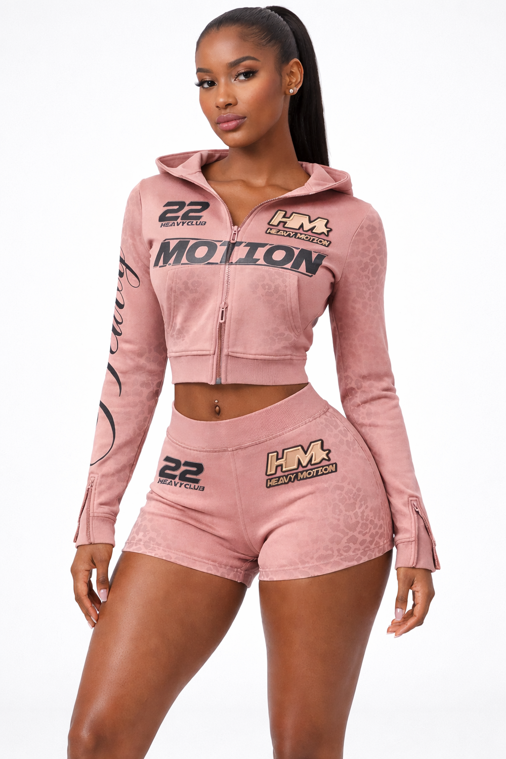 22 Heavy Club Cropped Short Set (PRE-ORDER)
