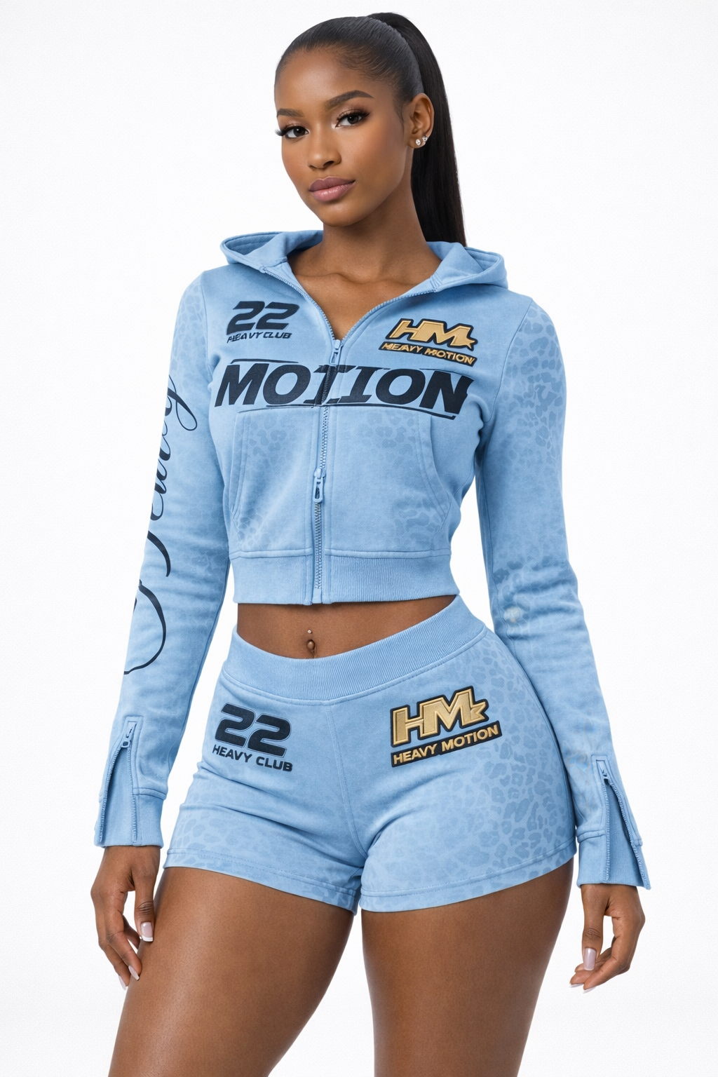 22 Heavy Club Cropped Short Set (PRE-ORDER)