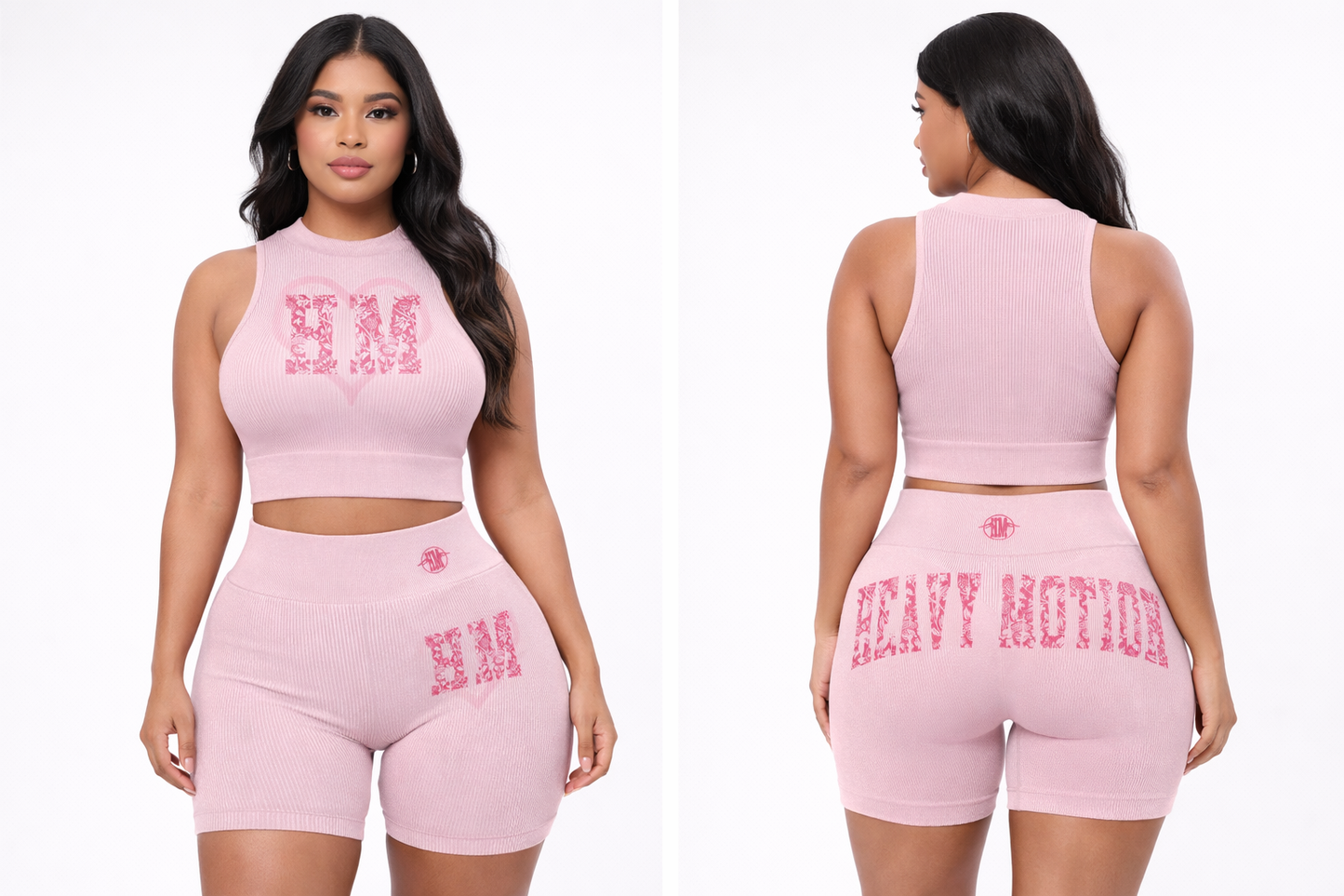 HM Sculpt™ Ribbed Short Set