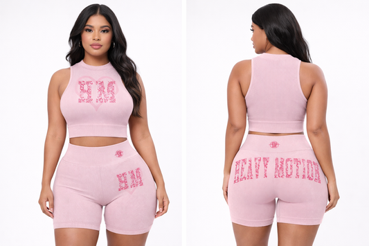 HM Sculpt™ Ribbed Short Set