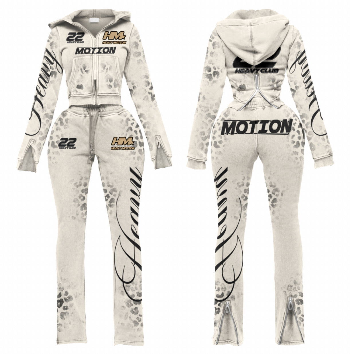 Heavy Club Signature Sweat Set – Cream