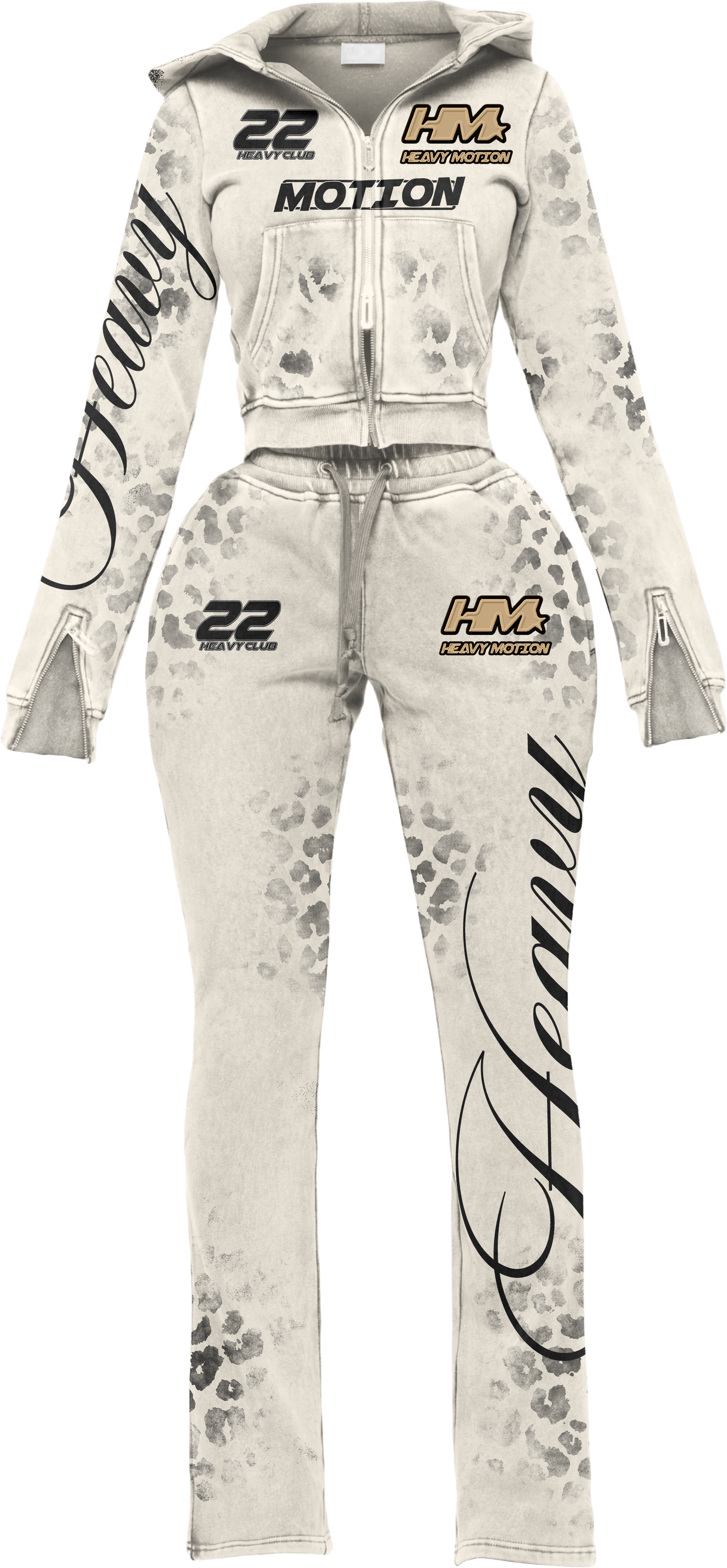 Heavy Club Signature Sweat Set – Cream