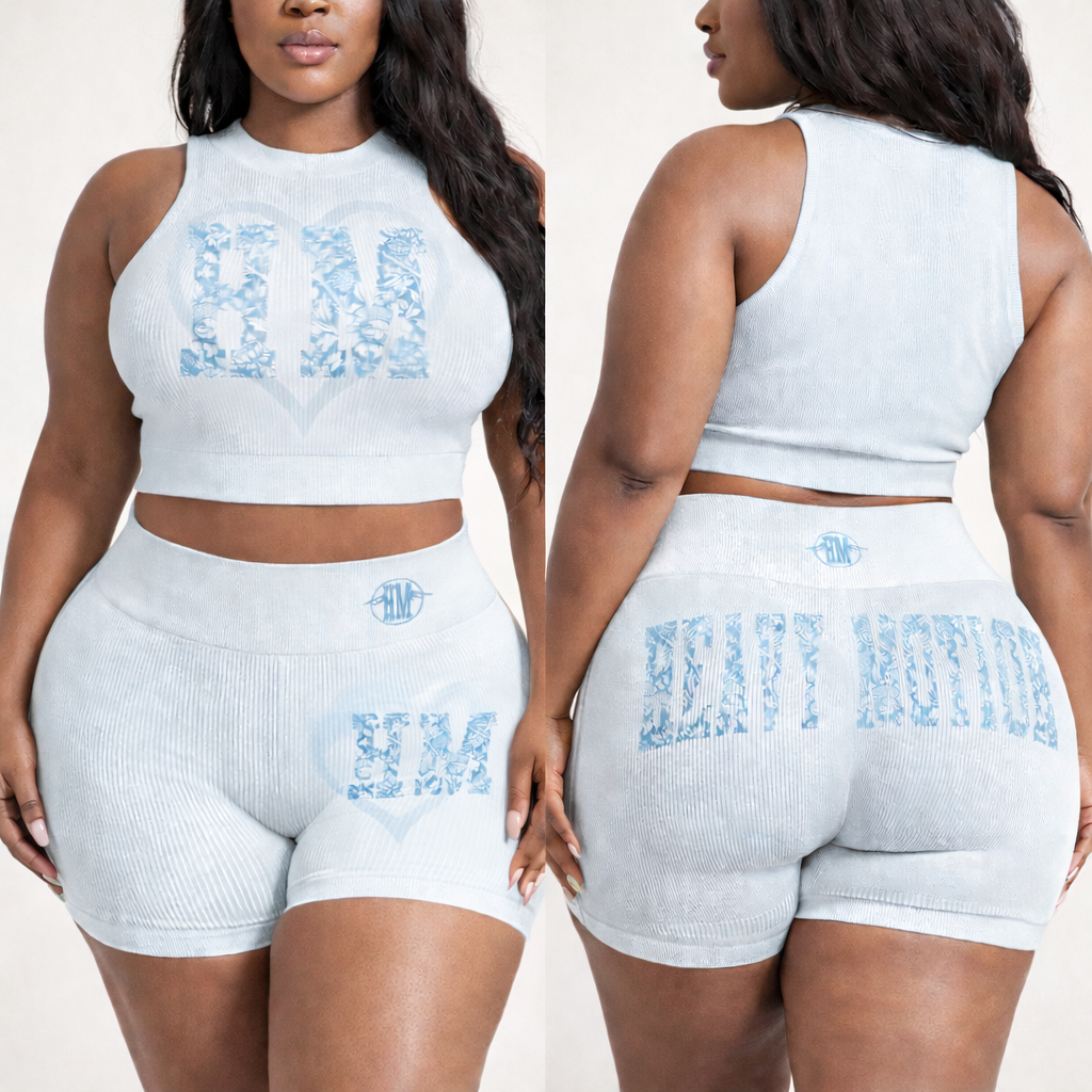 HM Sculpt™ Ribbed Short Set