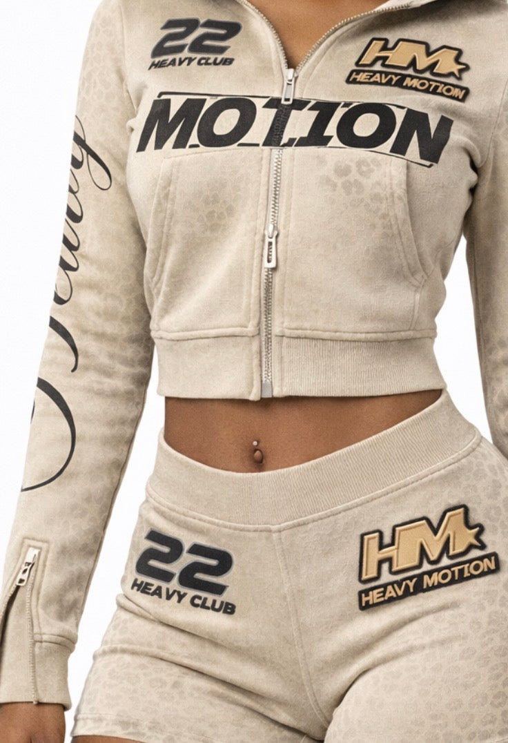 22 Heavy Club Cropped Short Set (PRE-ORDER)