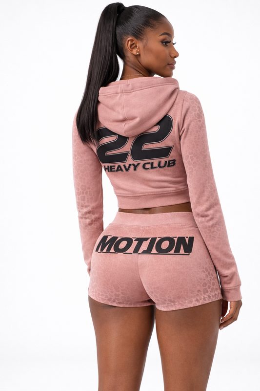 Heavy Club Cropped Short Set (PRE-ORDER)