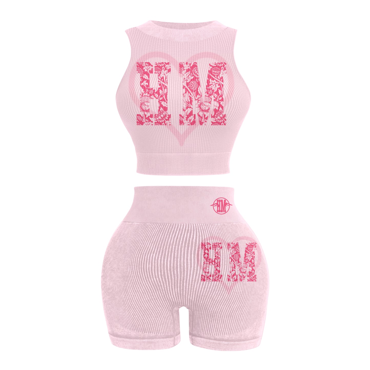 HM Sculpt™ Ribbed Short Set